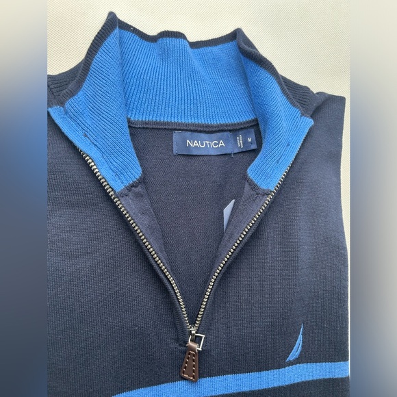 NÁUTICA Mens quarter-zip sweater “Medium “ - Picture 5 of 9